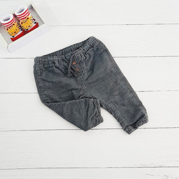 Pantalón Cotelé Gris Marca Otra 3 M Estado Tiki taka