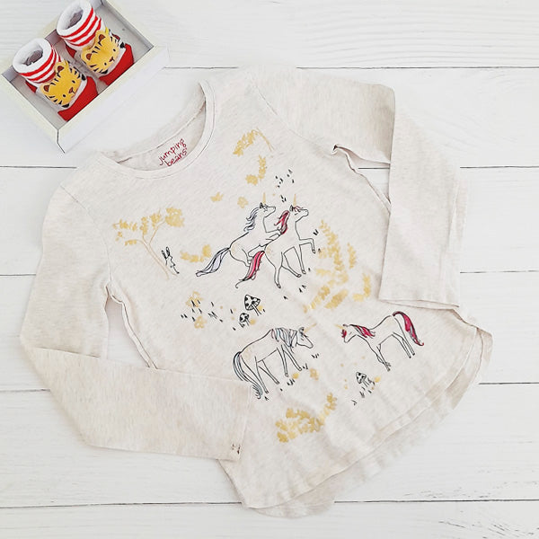 Polera Algodón Diseños Marca Jumping beans 6 A Estado Casi tiki