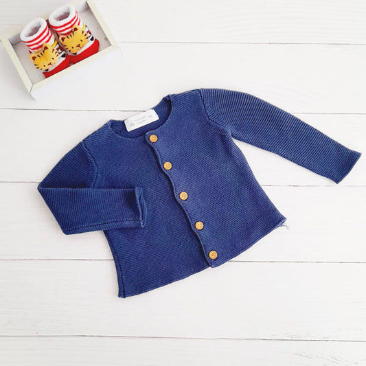 Chaleco Tejido Azul Marca Boulevard 6 M Estado Casi tiki