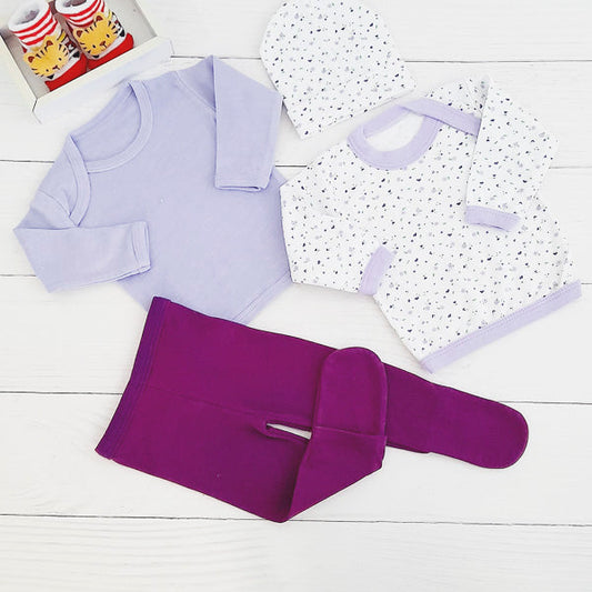 Outfit Algodón Multicolor Marca Genérica 0-3 M Estado Casi tiki