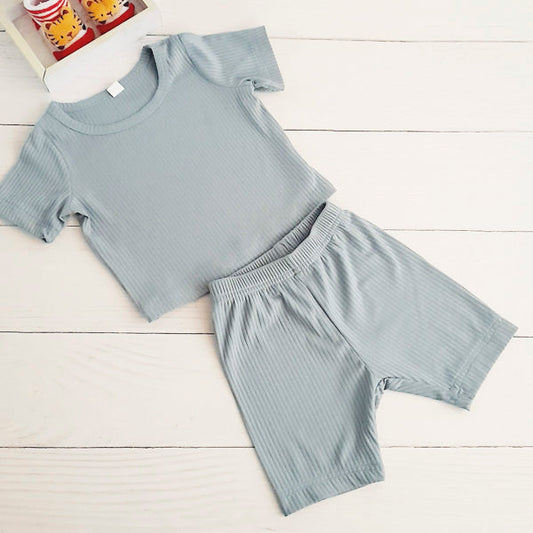 Conjunto Algodón Azul Marca Otra 3-6 M Estado Casi tiki