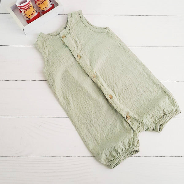 Enterito Algodón Verde Marca Hym 9-12 M Estado Tiki taka