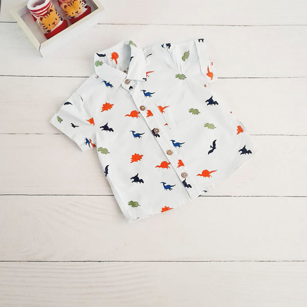 Camisa Algodón Diseños Marca Infanti 6-9 M Estado Tiki taka