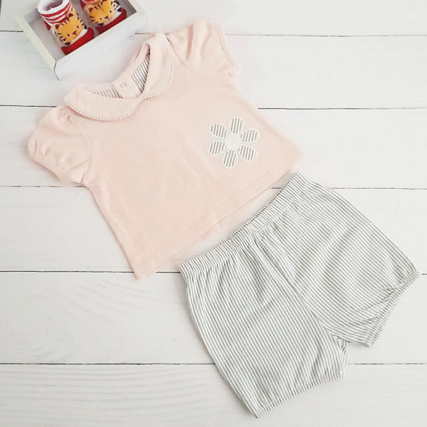 Conjunto Algodón Diseños Marca Otra 9-12 M Estado Tiki taka