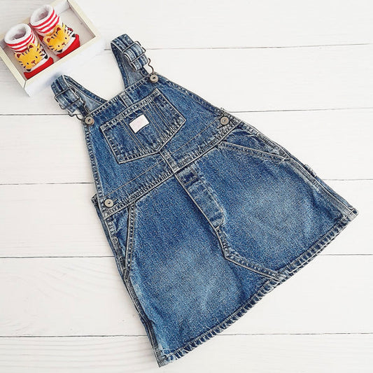 Vestido Mezclilla Azul Marca Osh kosh 3 A Estado Tiki taka