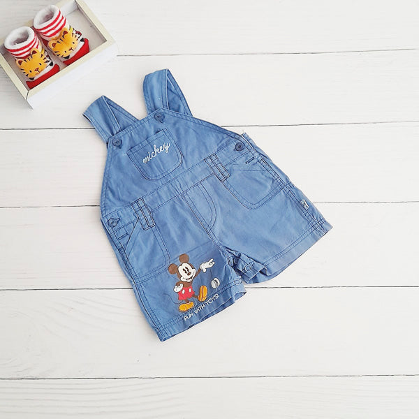 Jardinera Algodón Azul Marca Disney 3 M Estado Tiki taka