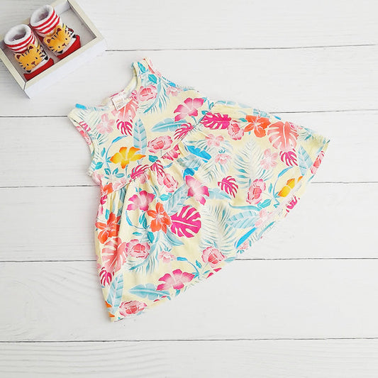Vestido Algodón Multicolor Marca Yamp! 6 M Estado Tiki taka