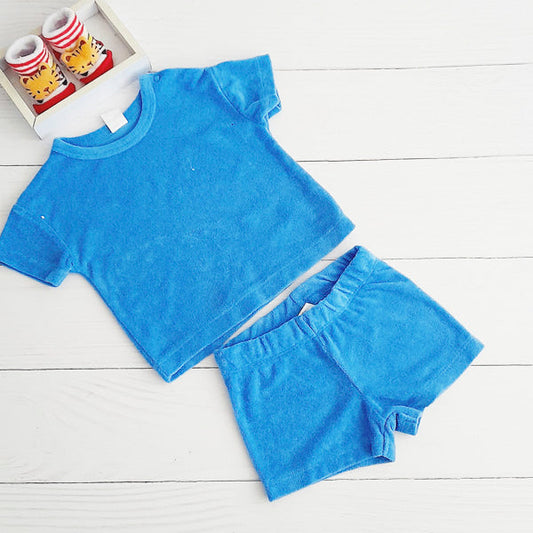 Conjunto Algodón Azul Marca Hym 3-6 M Estado Tiki taka