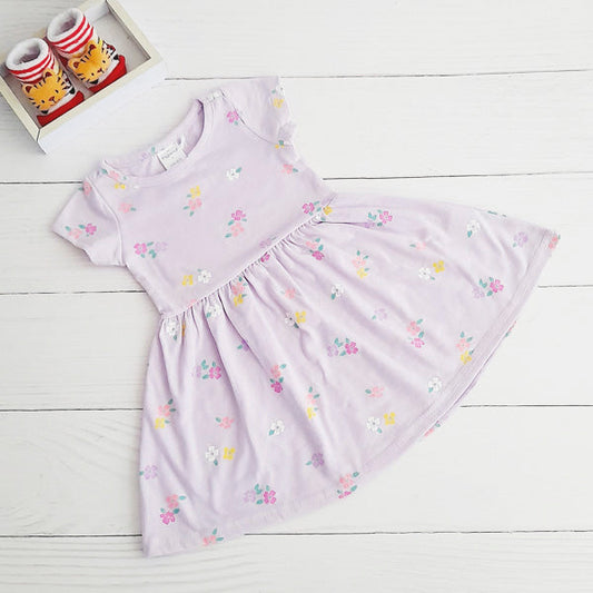 Vestido Algodón Diseños Marca Figaro 6-9 M Estado Tiki taka