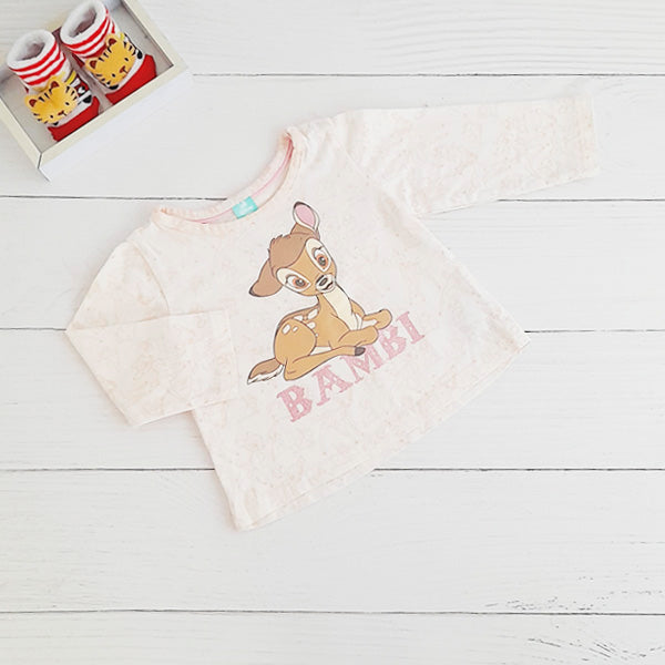 Polera Algodón Diseños Marca Disney 12 M Estado Tiki taka