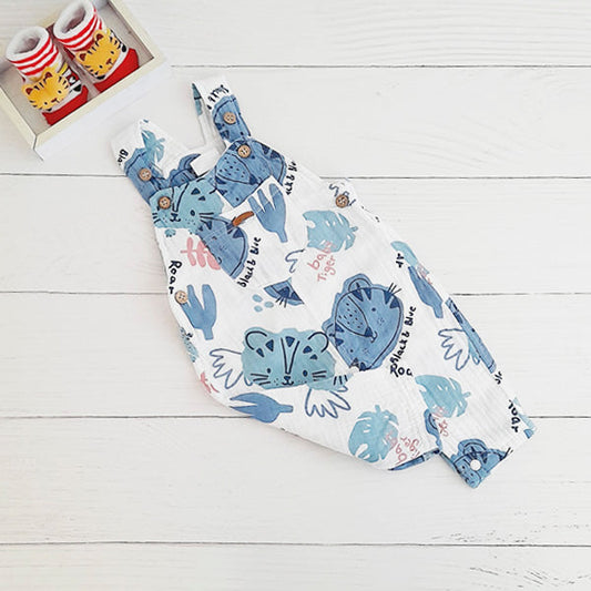 Jardinera Algodón Multicolor Marca Black and blue RN Estado Tiki taka