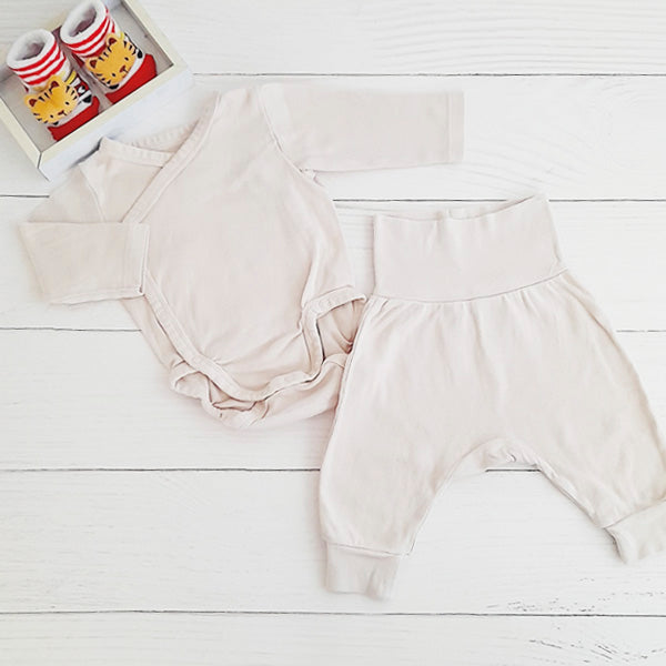 Conjunto Algodón Beige Marca Hym RN Estado Tiki taka