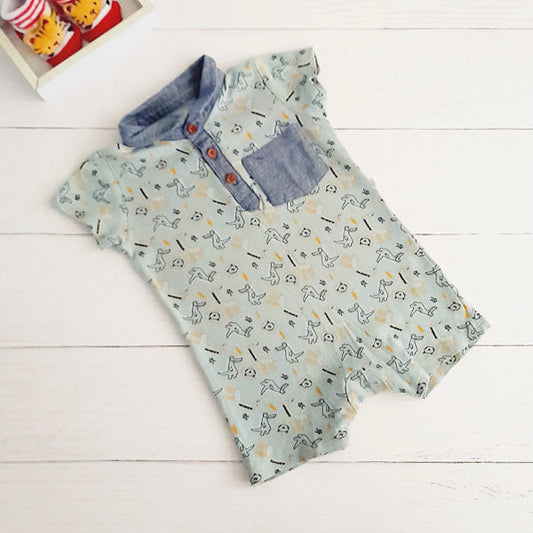 Enterito Algodón Multicolor Marca Tribu 12-18 M Estado Tiki taka