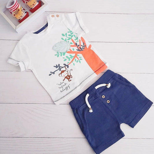 Conjunto Algodón Multicolor Marca Boulevard 6 M Estado Nuevo