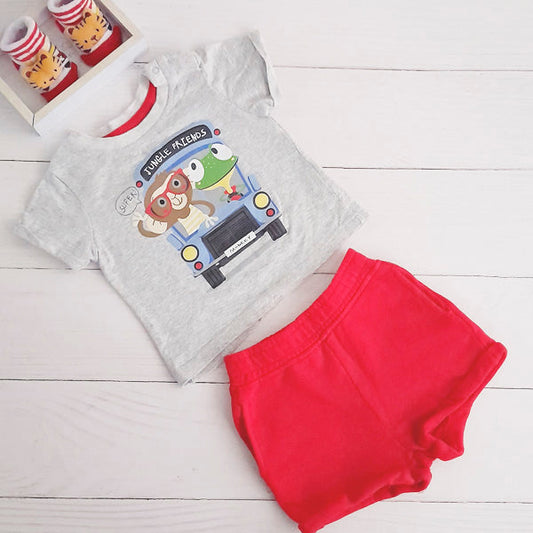 Conjunto Algodón Multicolor Marca Boulevard 9 M Estado Tiki taka