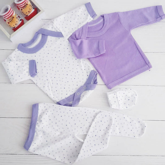 Pack Algodón Lila Marca Genérica 0-3 M Estado Tiki taka