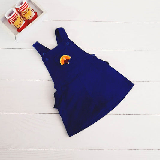 Vestido Algodón Azul Marca Carter's 6 M Estado Tiki taka