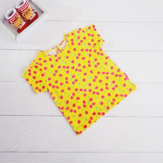 Polera Algodón Multicolor Marca Ficcus 12-18 M Estado Tiki taka