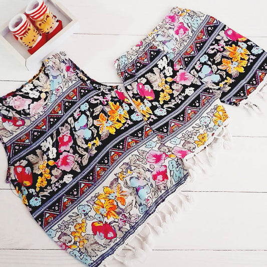 Conjunto Algodón Multicolor Marca Otra 4 A Estado Casi tiki
