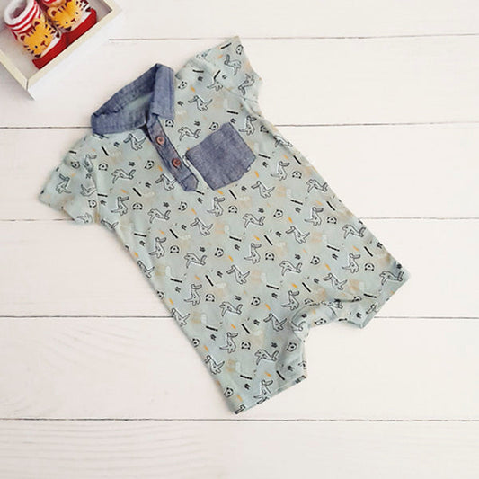 Enterito Algodón Diseños Marca Tribu 6-9 M Estado Tiki taka