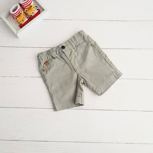 Short Algodón Verde Marca Colloky 9-12 M Estado Casi tiki