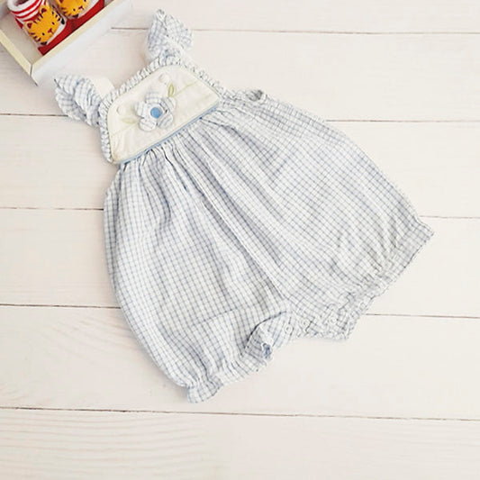 Vestido Algodón Multicolor Marca Yamp! 6 M Estado Casi tiki