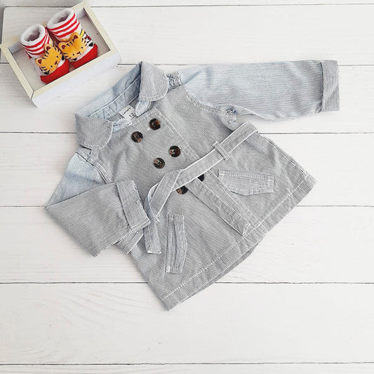 Chaqueta Algodón Rayas Marca Carter's 12 M Estado Tiki taka