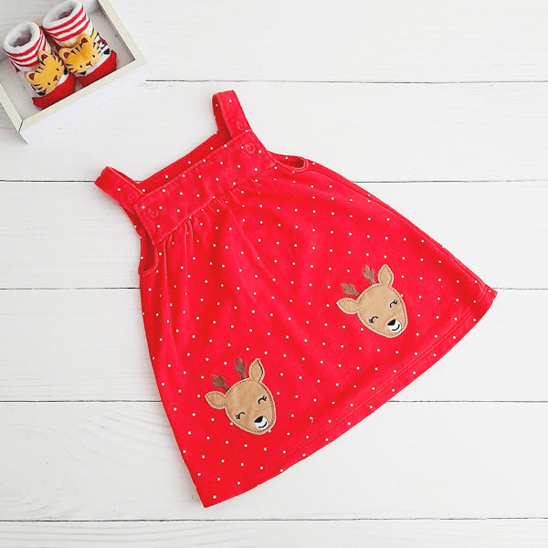 Vestido Algodón Diseños Marca Carter's 3-6 M Estado Tiki taka