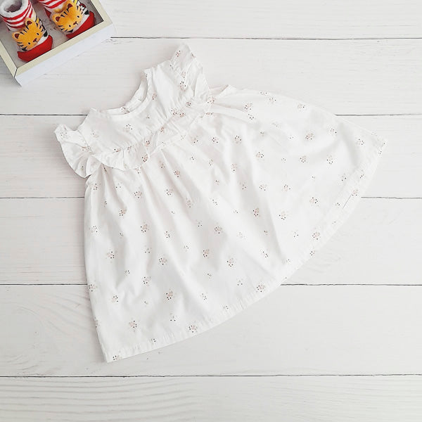 Vestido Algodón Diseños Marca Hym 3 M Estado Casi tiki