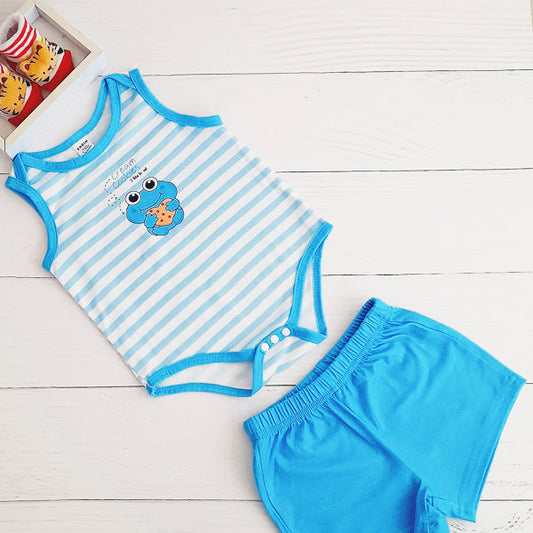 Conjunto Algodón Multicolor Marca Shein 6-9 M Estado Tiki taka