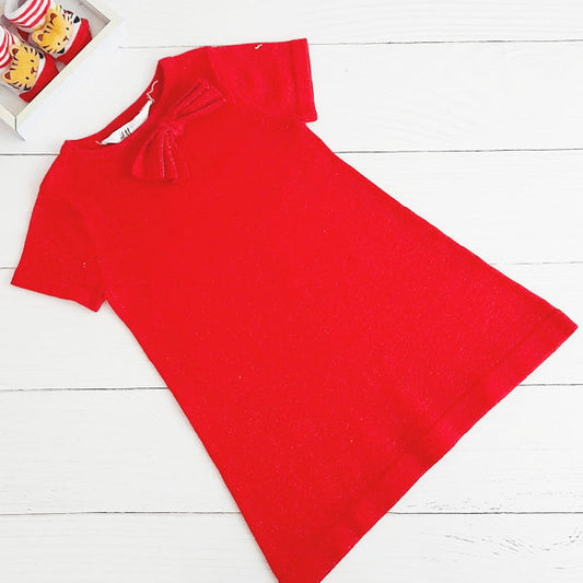 Vestido Tela Rojo Marca Hym 2 A Estado Tiki taka