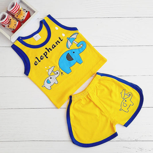 Conjunto Algodón Amarillo Marca Genérica 6 M Estado Tiki taka