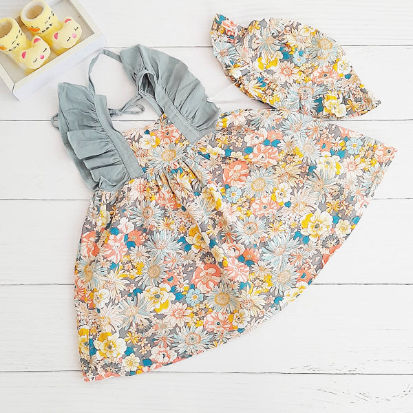 Vestido Algodón Diseños Marca Otra 6 M Estado Tiki taka