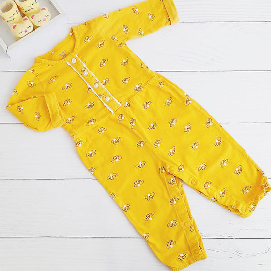 Enterito Algodón Amarillo Marca Carter's 9 M Estado Casi tiki