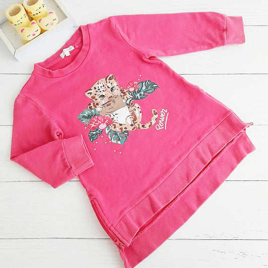 Polerón Algodón Rosa Marca Limonada 3 A Estado Casi tiki