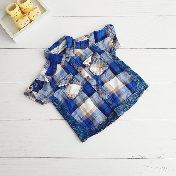 Camisa Algodón Diseños Marca Opaline 6 M Estado Tiki taka