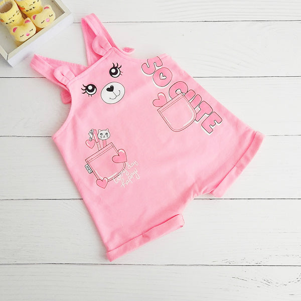 Jardinera Algodón Rosa Marca Otra 12-18 M Estado Casi tiki