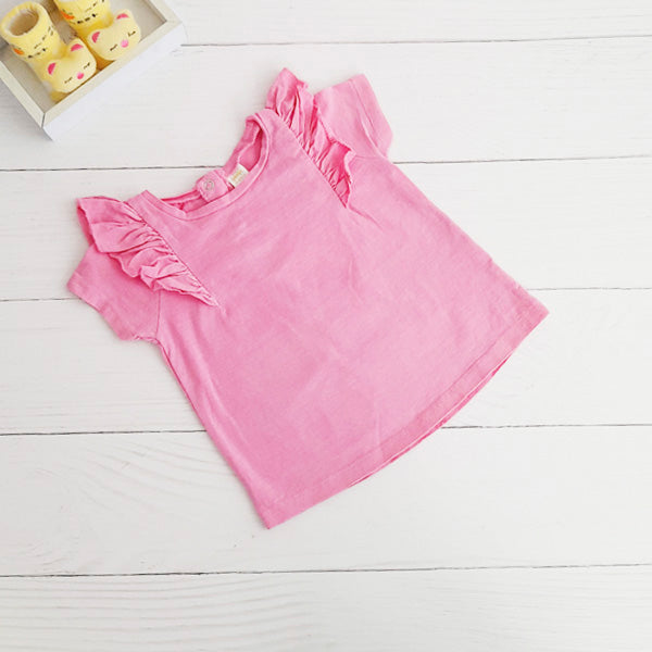 Polera Algodón Rosa Marca Yamp! 18 M Estado Tiki taka