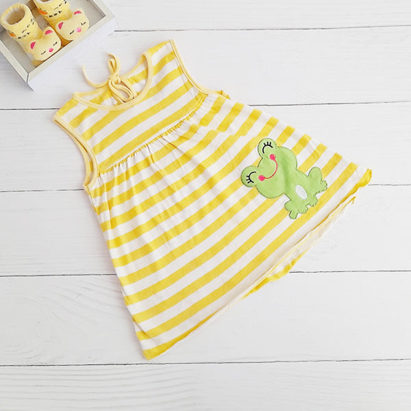 Vestido Algodón Amarillo Marca Otra 3-6 M Estado Casi tiki