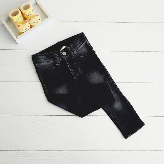 Jeans Mezclilla Negro Marca Otra 6-9 M Estado Tiki taka
