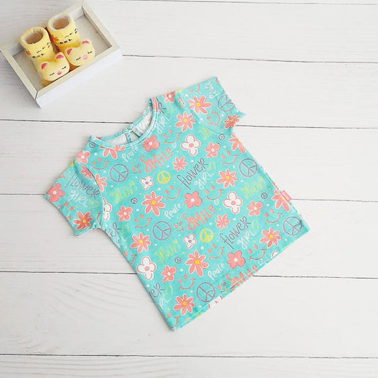 Polera Algodón Diseños Marca Ficcus 12-18 M Estado Tiki taka