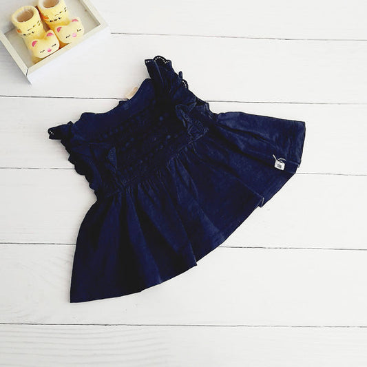 Polera Algodón Azul Marca Tribu 6 M Estado Casi tiki