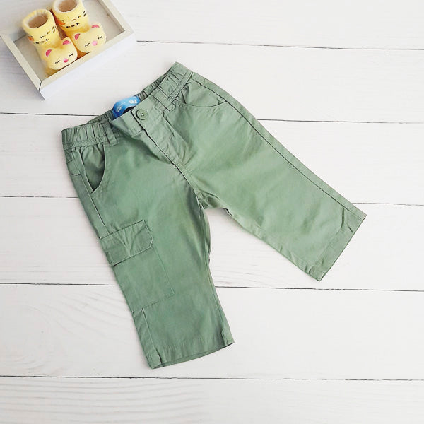 Pantalón Algodón Verde Marca Boulevard 6 M Estado Tiki taka