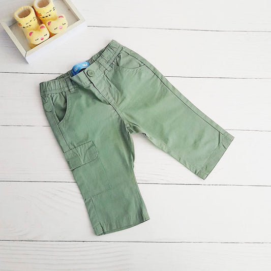 Pantalón Algodón Verde Marca Boulevard 6 M Estado Tiki taka