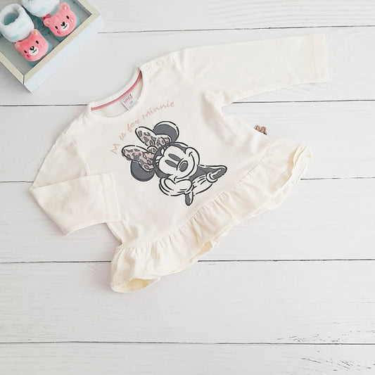 Polera Algodón Diseños Marca Disney 6 M Estado Tiki taka