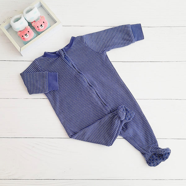 Osito Algodón Rayas Marca Urb 0-3 M Estado Casi tiki