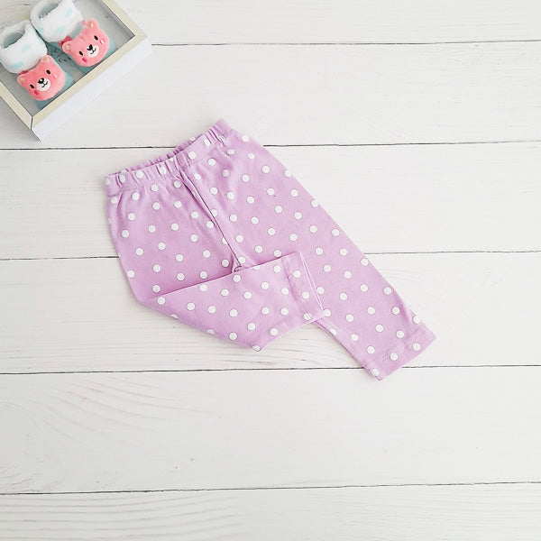 Calza Algodón Lunares Marca Carter's 0-3 M Estado Tiki taka