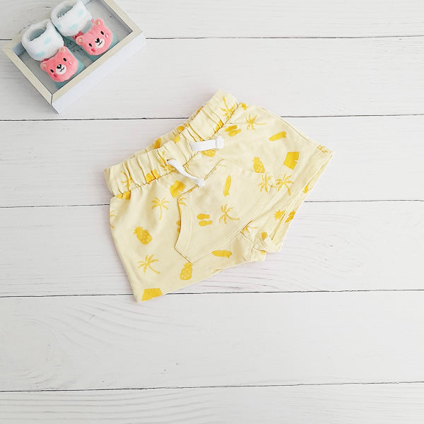 Short Algodón Amarillo Marca Tribu 9 M Estado Tiki taka