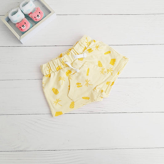 Short Algodón Amarillo Marca Tribu 9 M Estado Tiki taka