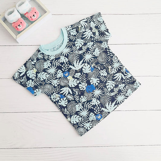 Polera Algodón Diseños Marca Figaro 6-9 M Estado Tiki taka